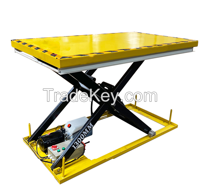 2000kg Manual Scissors Lifting Platform hydraulic lift table