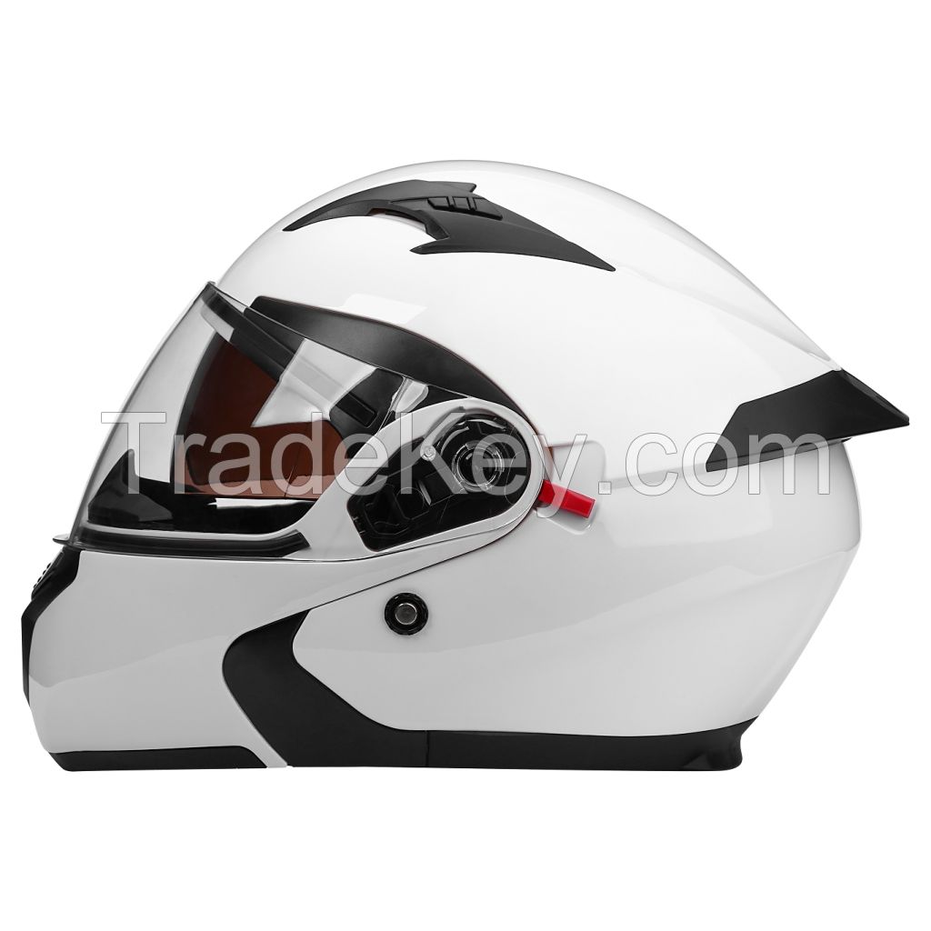 2021 New DOT Approved Double Visor Full Face Motorcycle Helmet