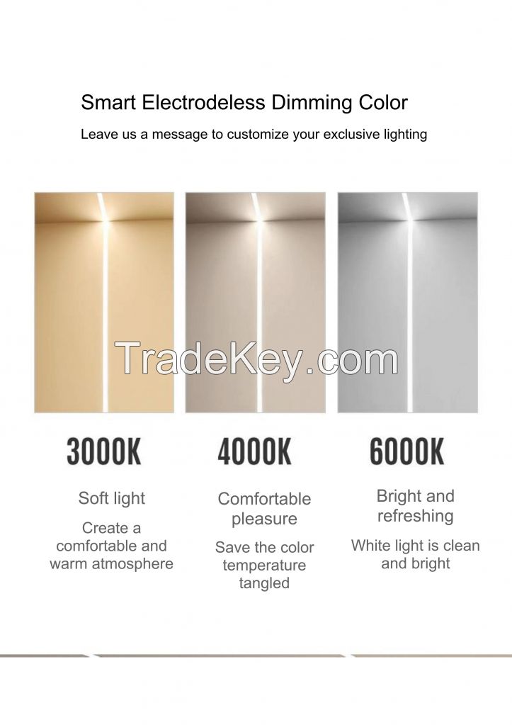 Free design LED solution, Smart luxury linear lamp alu-profile strip,Intelligent remote control hands-free GB standard aluminum,Linear aesthetic lighting design