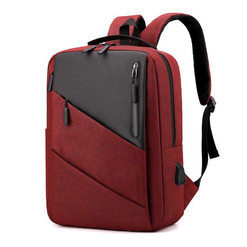 Anti Theft Custom USB Charging Port Laptop Backpack