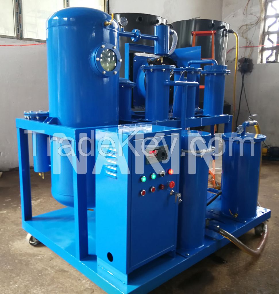 TYA Lubricating Oil Purifier Mechanical Oil Hydraulic Oil Compressor Oil Turbine Oil Refrigerator Oil Filtration Machine for Used Oil Recycling