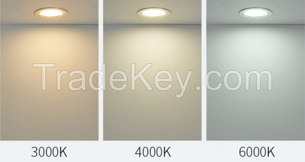 Wide power range concealed installation LED COB Square Shape downlight