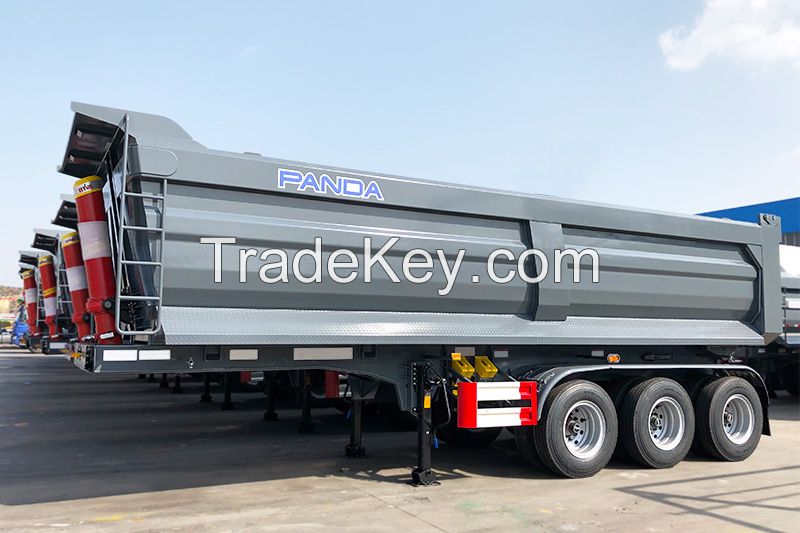 3 axle 40 cubic meters dump tipper semi trailer