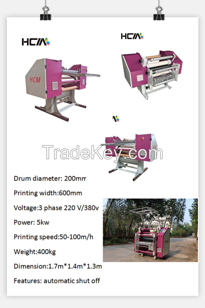 Small Size Ribbon Elastic Band Roller Heat Transfer Machine