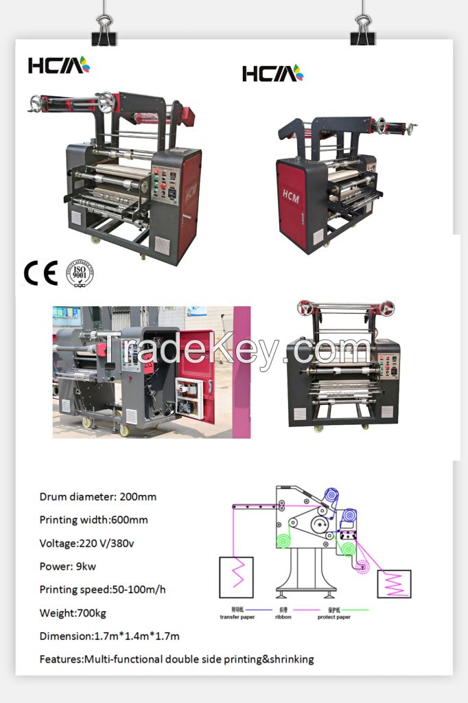 Newly Design for Ribbon Bundle Roller Heat Transfer Machine