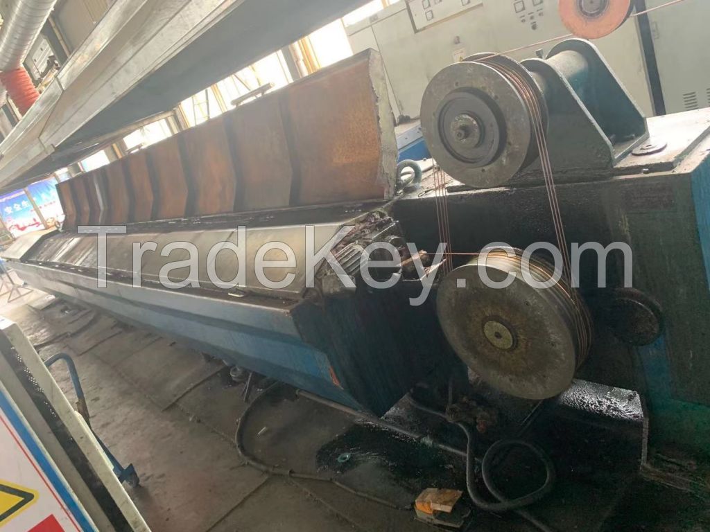 used copper wire breaddown drawing machine/ second hand 13 die copper rod breakdown machine