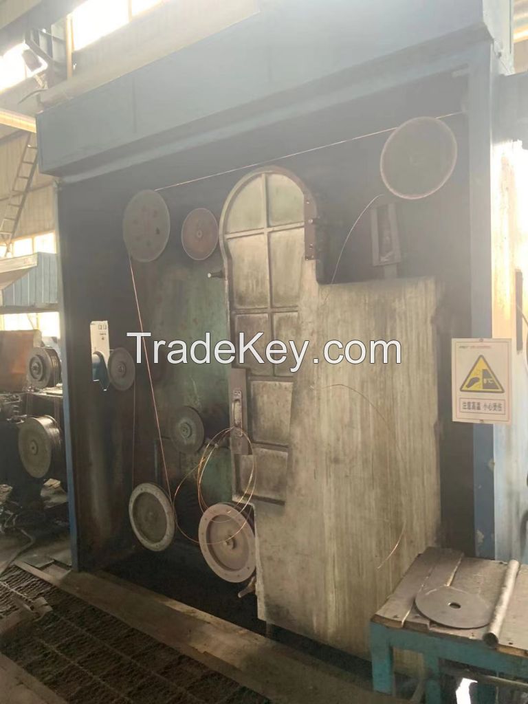 used copper wire breaddown drawing machine/ second hand 13 die copper rod breakdown machine