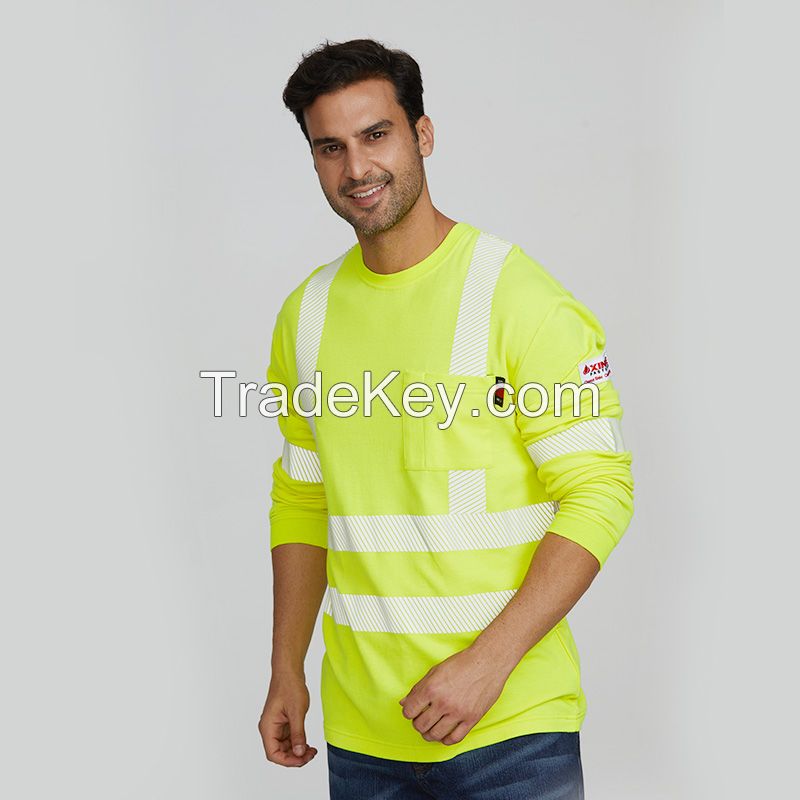 custom logo cotton construction uniform clothing hi vis work shirts