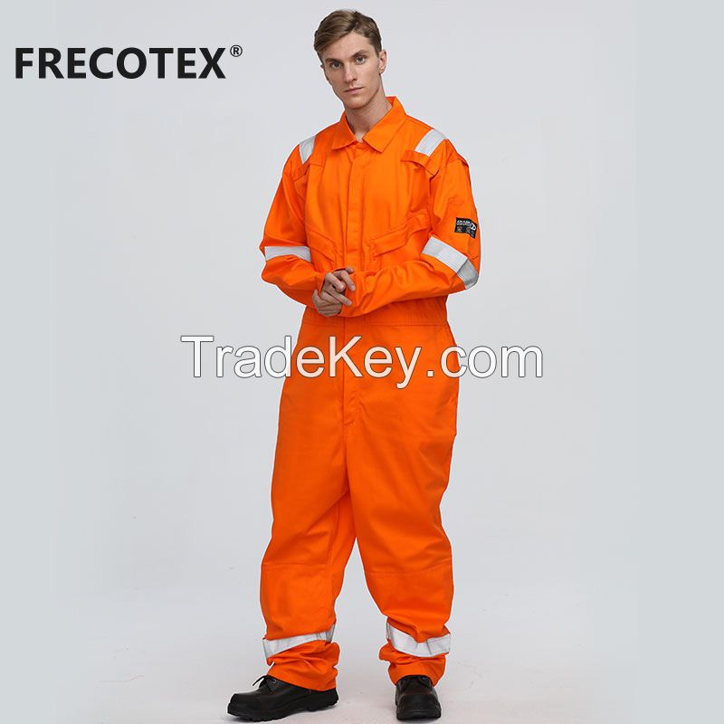 XINKE 100% cotton fr coverall workwear fire resistant workers fireproofing work clothes