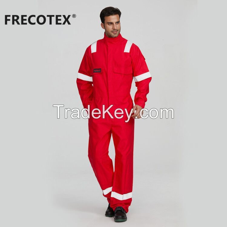 XINKE 100% cotton fr coverall workwear fire resistant workers fireproofing work clothes