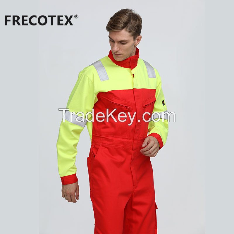 XINKE European Fire Retardant industry welder offshore coveralls with reflective tapes uniform