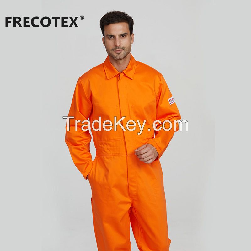 XINKE Cotton Welding Workwear Safety Fr Coverall Fire Flame Retardant Work Coveralls For Men