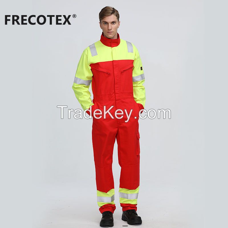 XINKE European Fire Retardant industry welder offshore coveralls with reflective tapes uniform