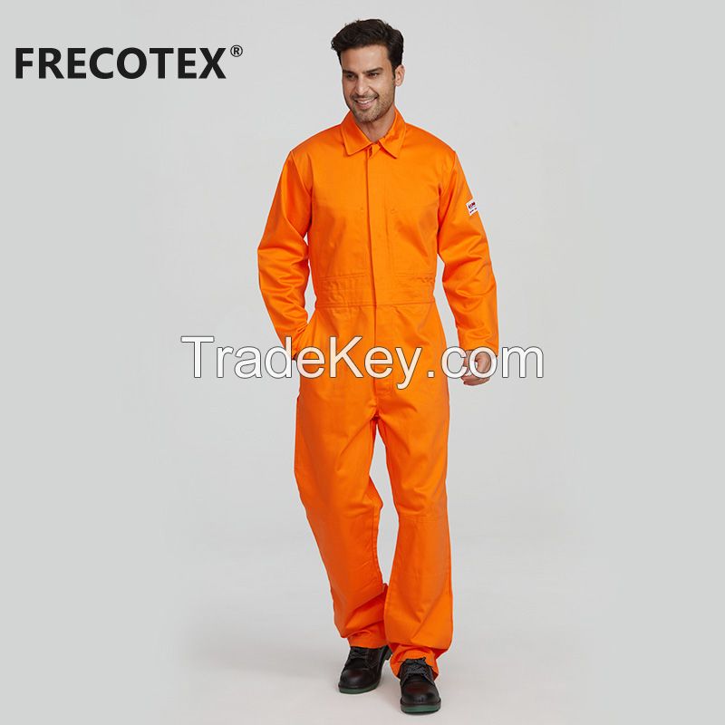 XINKE Cotton Welding Workwear Safety Fr Coverall Fire Flame Retardant Work Coveralls For Men