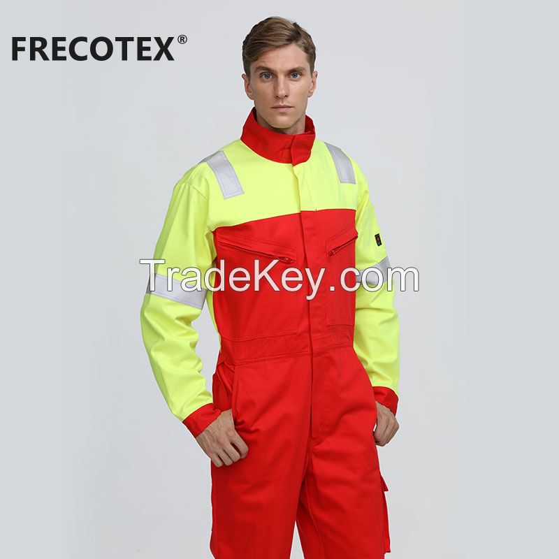 XINKE European Fire Retardant industry welder offshore coveralls with reflective tapes uniform