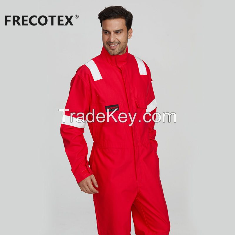 XINKE custom mens outdoor red safety engineer coverall work uniforms with logo