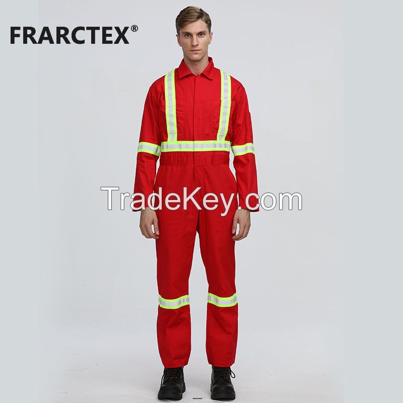 Customized arc flash protection fr fire retardant electrical safety mechanics fireproof welding coveralls flame retardant