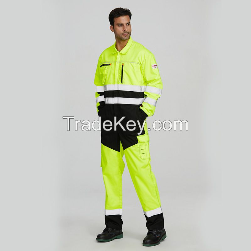 Xinxiang Xinke Wholesale Men Arc Flash Protection Industrial Construction Clothing Safety Coverall For Oil And Gas