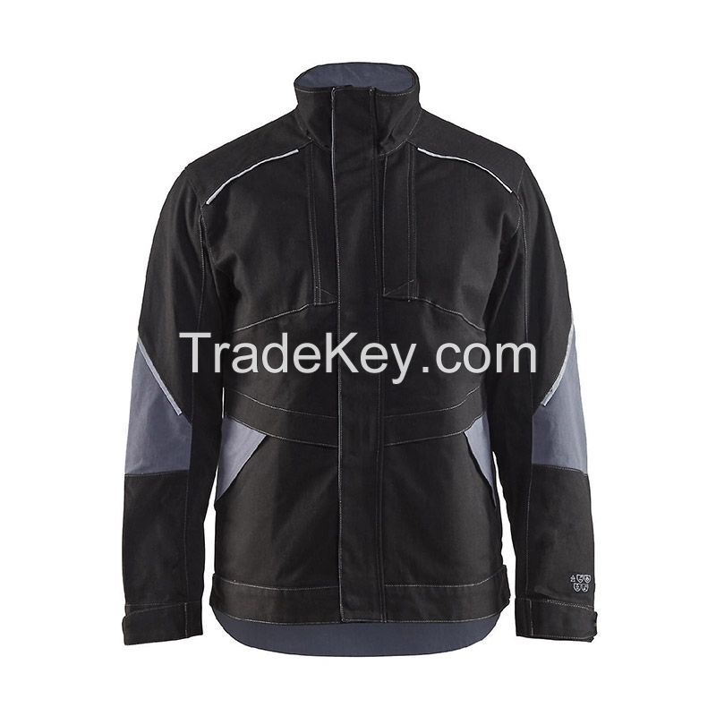 Custom men grey wear light polyester work jacket