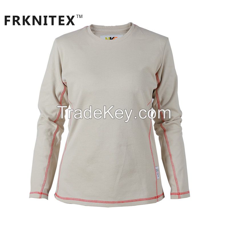 Custom Women Cotton Work Flame Resistant Working Fire Retardant Workwear Welding Safety Work Shirt