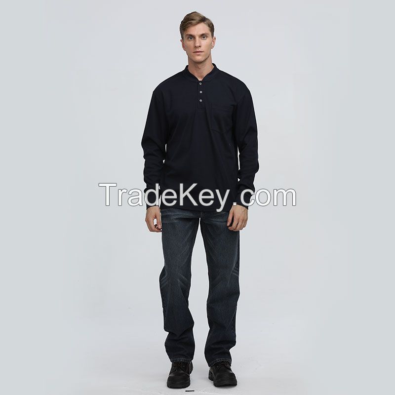 Custom Men Long Sleeve Work Wear Mechanic Work Shirt