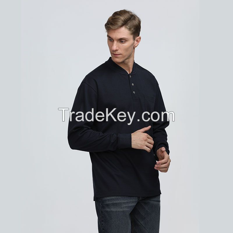 Custom Men Long Sleeve Work Wear Mechanic Work Shirt