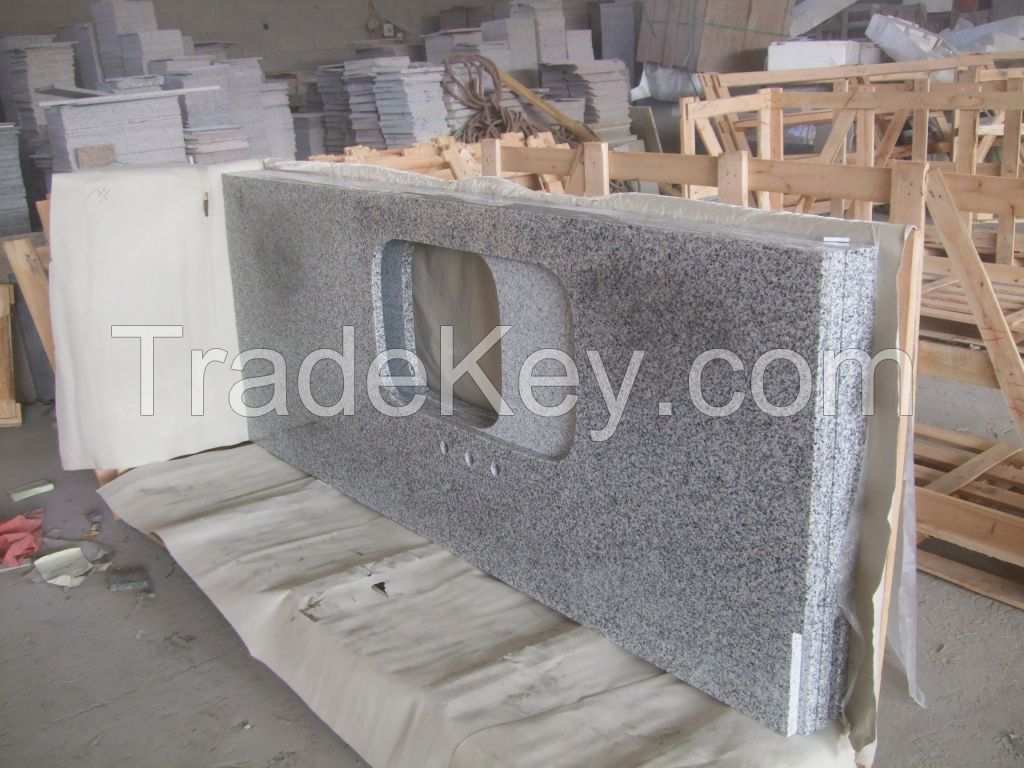 China cheap G603 grey granite countertop stone kitchen countertop