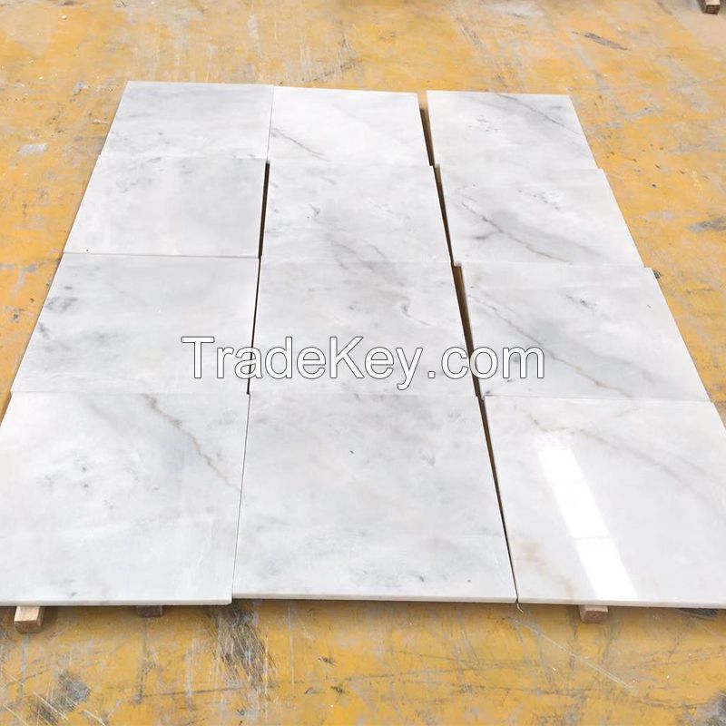 wholesale white marble tile bathroom floor design price 