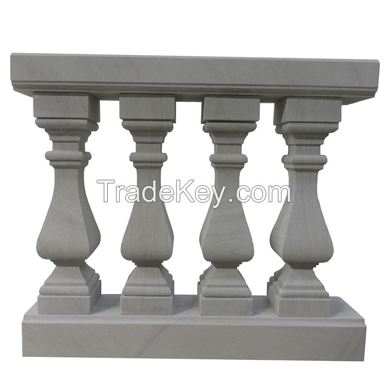 outdoor garden natural stone carved marble balusters sandstone baluster