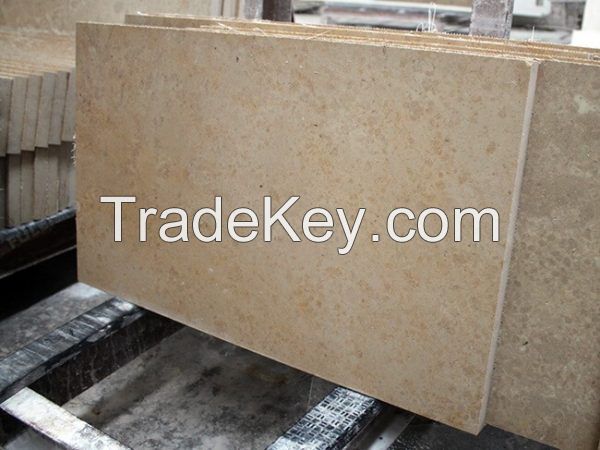 Jura beige Limestone Wall Exterior Portugal Beige Limestone Wall Cladding