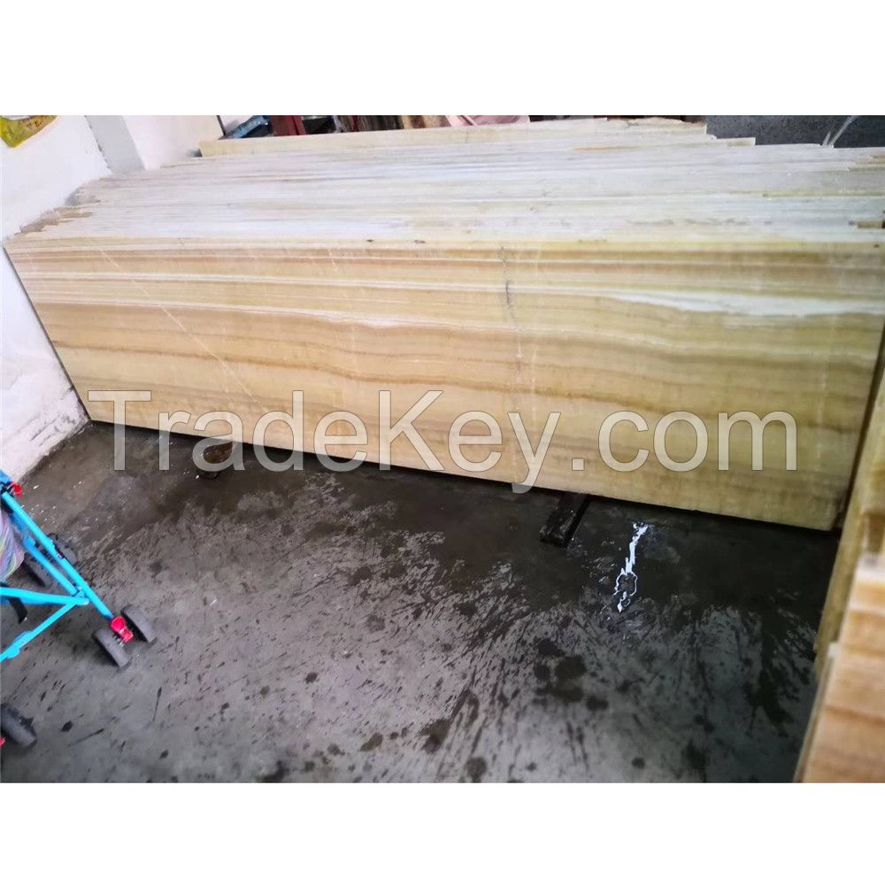 Honey Onyx Nice Natural Luxury White Onyx Slab onyx flooring tile For Interior Decoration