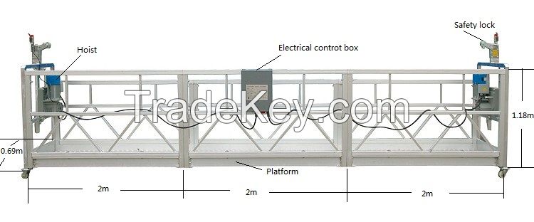 suspended platform zlp630/800