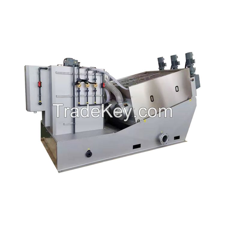 High efficiency automatic filter dehydrator sludge dewatering machine screw press or crude oil sludge