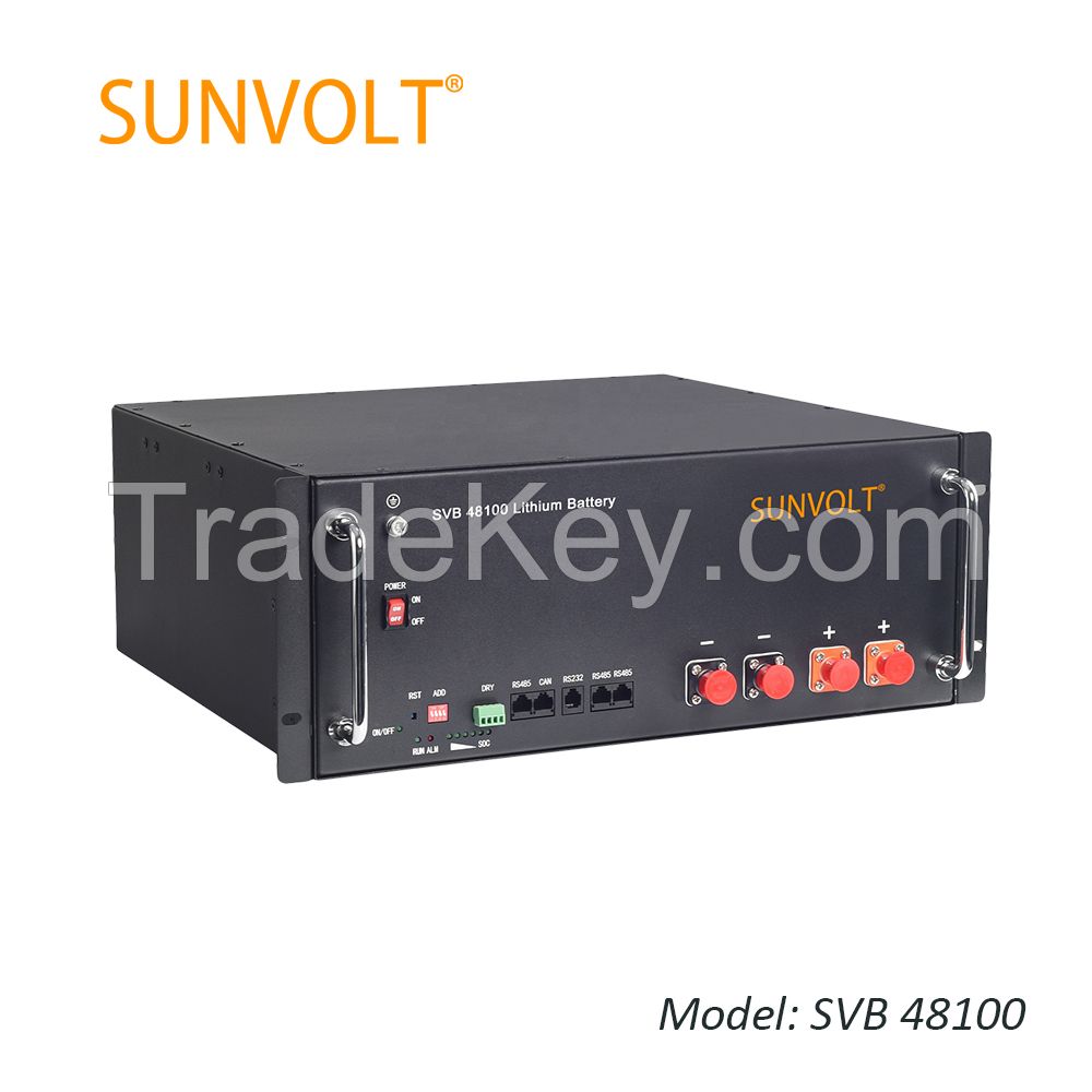 Sunvolt Bak battery 48v 100ah solar battery pack 48 volt battery pack