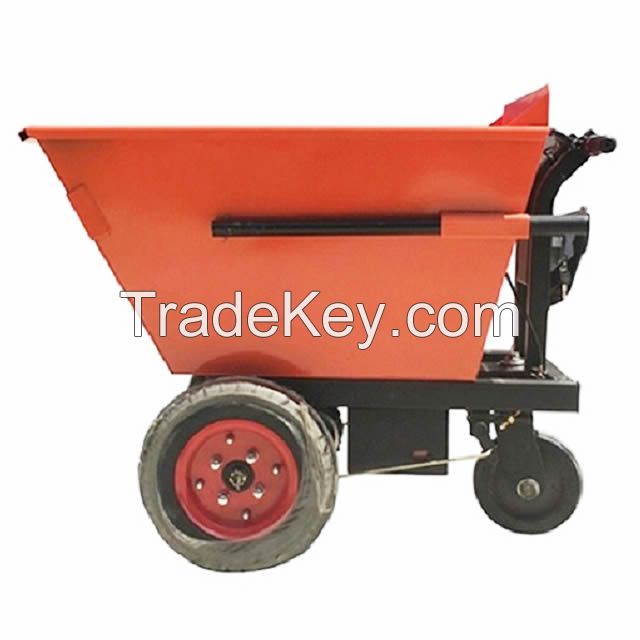 Mini Electric Hand-pushing Construction Site Brick Cart Mining Tipping Trolley For Sale