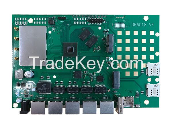 Wallys router Support OpenWRT IPQ6010 802.11ax  QCN9074 WiFi 6E Card