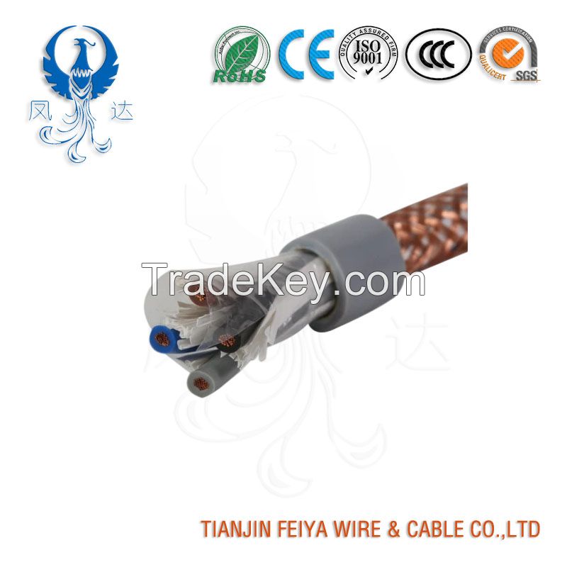 H05VVC4V5-K PVC Control Cable with Copper Braiding, Oil Resistant