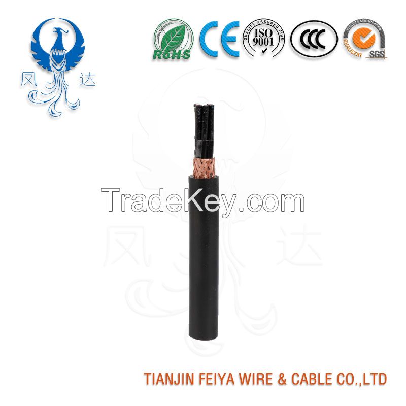 Australian Standard (Low Voltage) Industrial Cables XLPE Insulated, PVC Sheathed 4 Core+E Unarmored Cables, 0.6/1kv