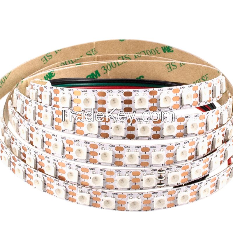 Hot sales widely used LC8812 5050RGB LED light strip 96LED with IC built in and beautiful colors