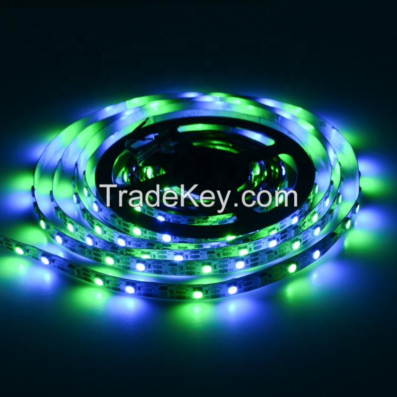 SMD5050 RGB LED Lights Addressable RGB Color Remote Control DC5V 60 LE