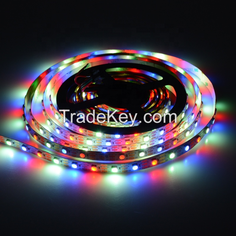 Home led light strips 5050 rgb digital colors LC8808B 12v outdoor holiday christmas 30 60 144 leds decoration