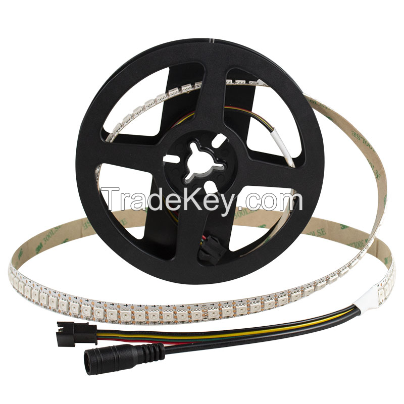 Factory addressable colorful RGB led light IC built in SMD5050 digital led strip LC8808 60led 60pixels led strip