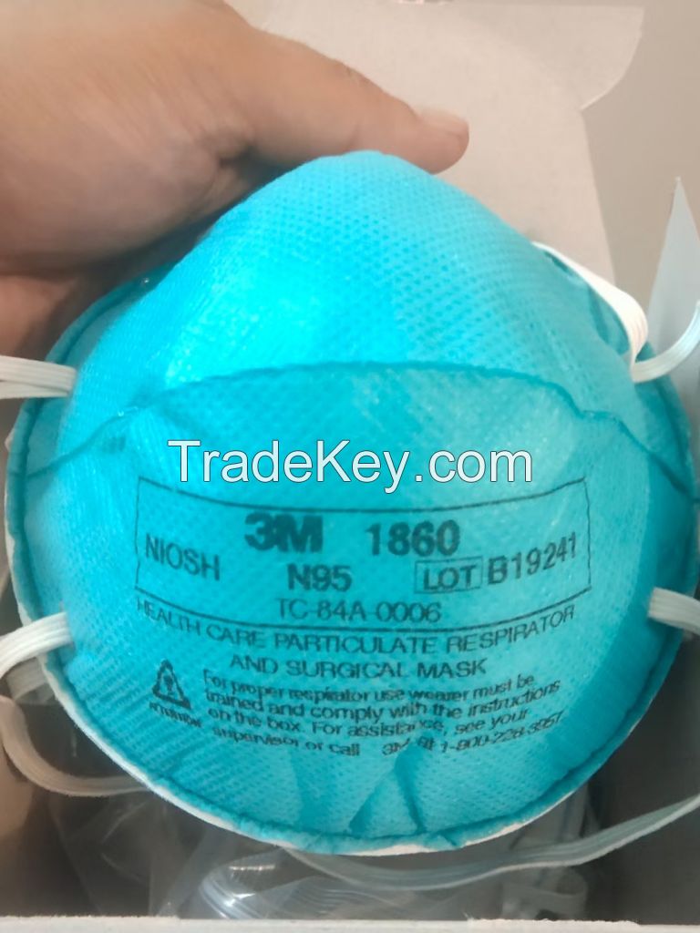  3M 1860 Healthcare Respirator N95 Green