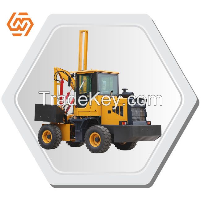 High Quality Pile Driver Highway Guardrail Pile Driver Machine Hydraulic Road Machinery for Road Construction Engineering