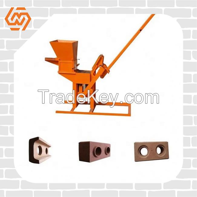 SC Manual Brick Making Machine IV1-20 Interlocking Brick/ Clay Block Making Machine Price Factory Sale in China