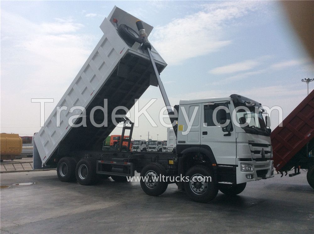 12 tyre Howo 50 Ton Dump Truck