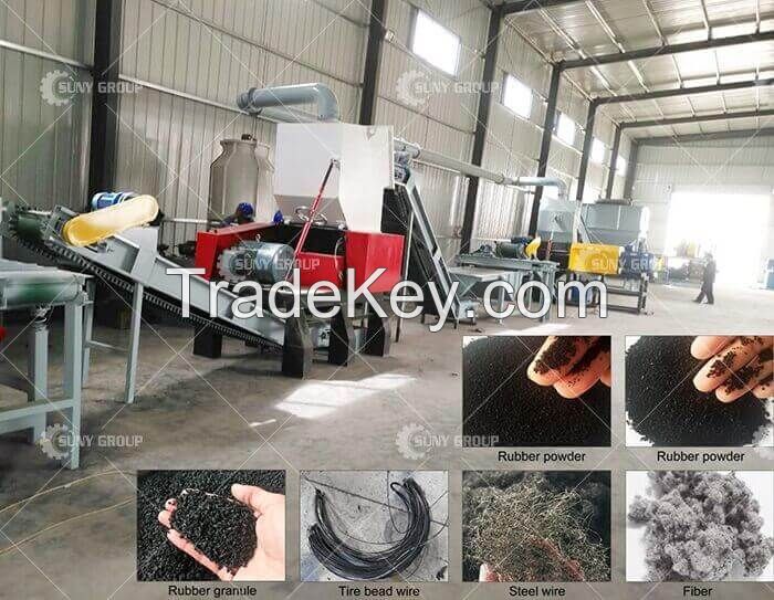 Waste Tire Recycling Machine