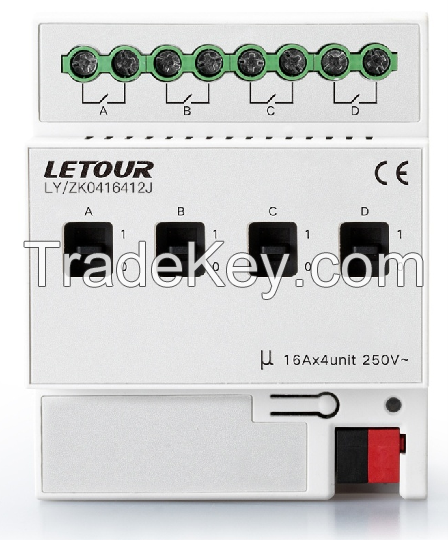 Zigbee 4/8/12/24-fold switch actuator