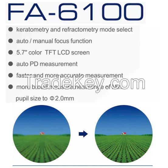 FA-6100K Auto Refractometer/Keratometer