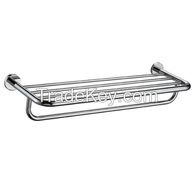 kimya 304 Stainless Steel Double Tube Towel Rack Bathroom Pendant/Factory Direct Supply